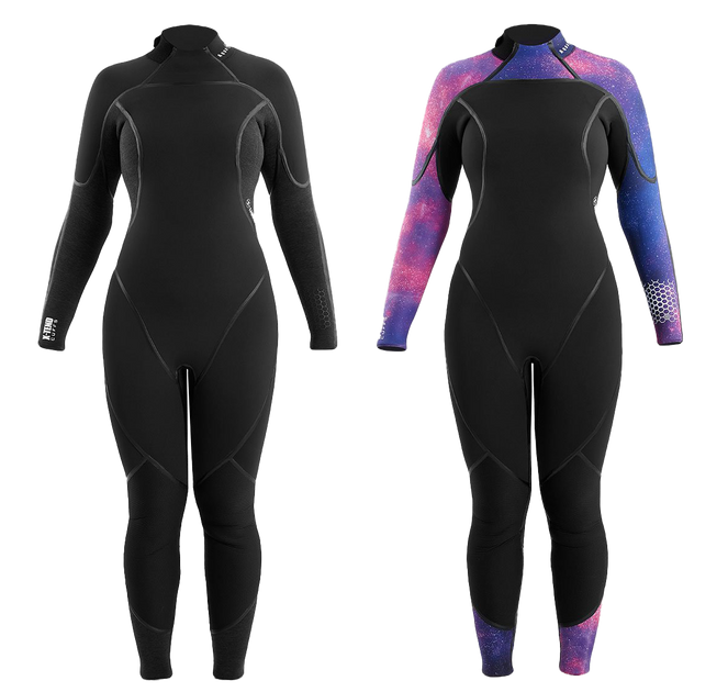 Aqua Lung フルスーツ ブラック・ピンク7mmスキューバダイビング Aqua